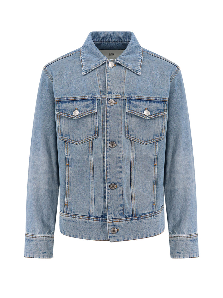 Ami Paris Jackets - Blue and green | dc349570acd46017d20ea33232e3dfe040a98485