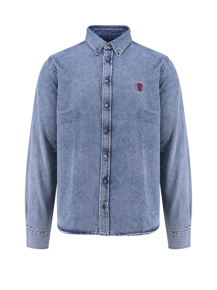 Ami Paris Shirts - Blue and green | 6f9867eeb6a2472cbf531507f6a20694f065254c