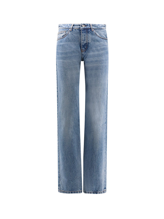 Used Blue Cotton Jeans