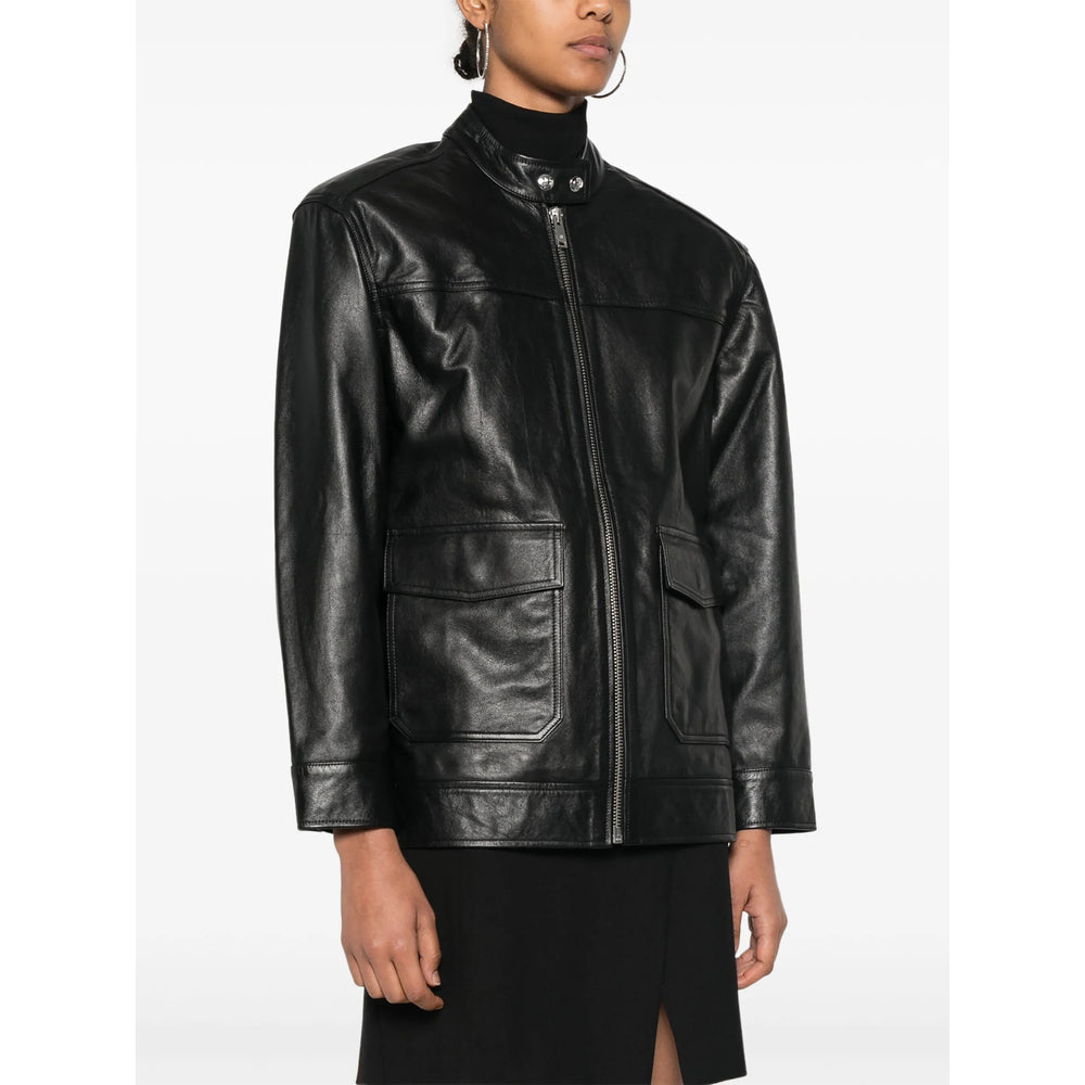 Anine Bing Leather Outerwears - Black | 88cc17dd910247dec5bb30fcfb8c255141f49741