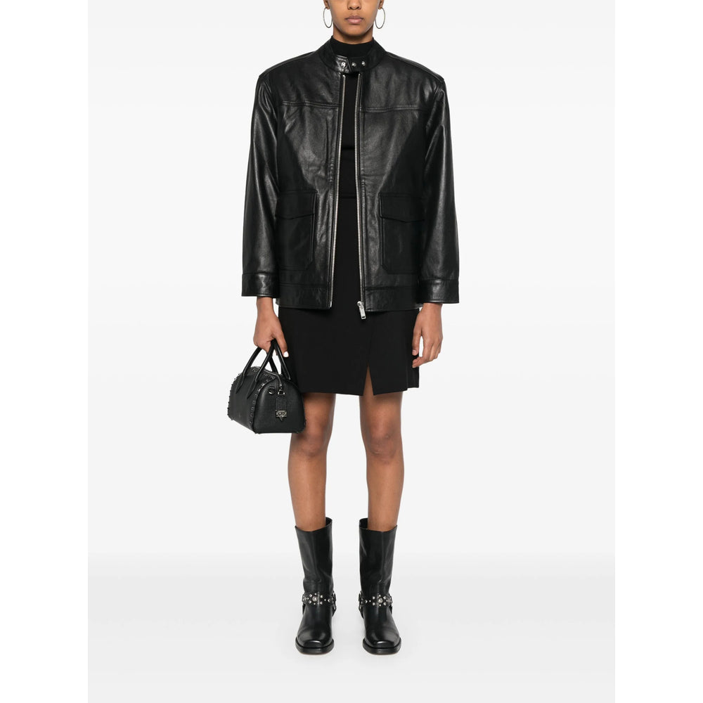 Anine Bing Leather Outerwears - Black | 1456836eaf2496dae4f4bbf1397267ca46427934