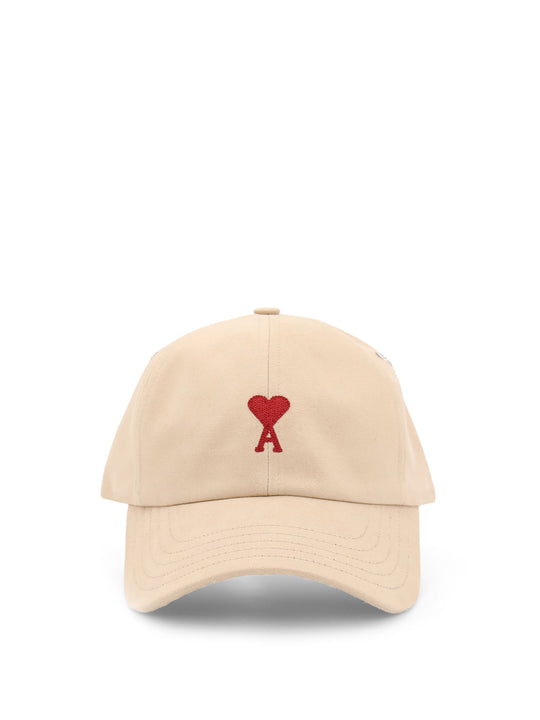 Cotton Hat With Embroidered Frontal Logo