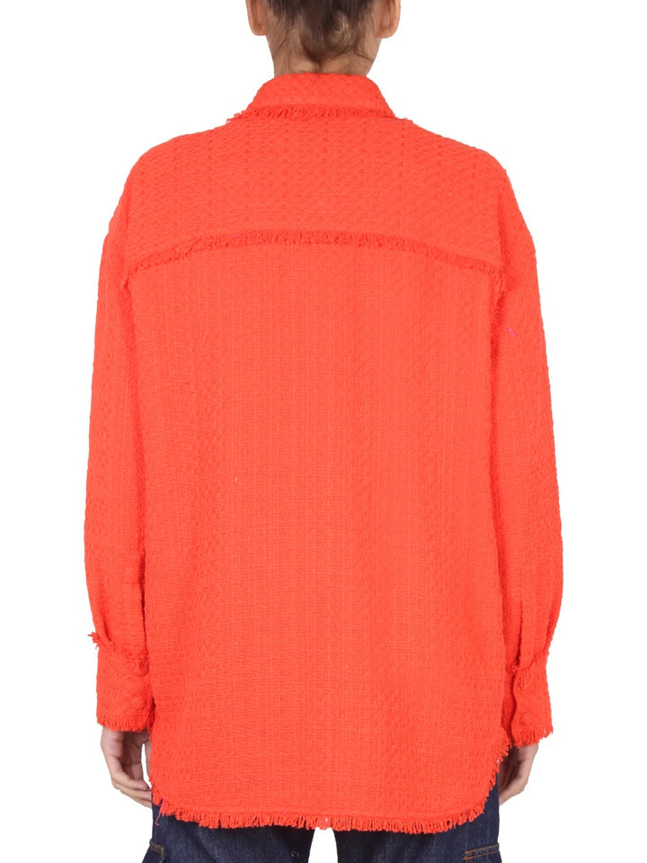 MSGM Shirts - Orange | Wanan Luxury