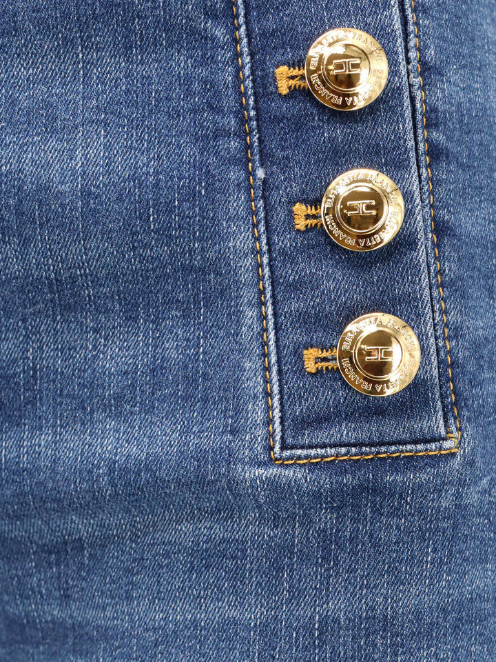 Elisabetta Franchi Jeans - Blue and green | 518462fa48dd31c2fc2de75ad8f7a80635053e9d