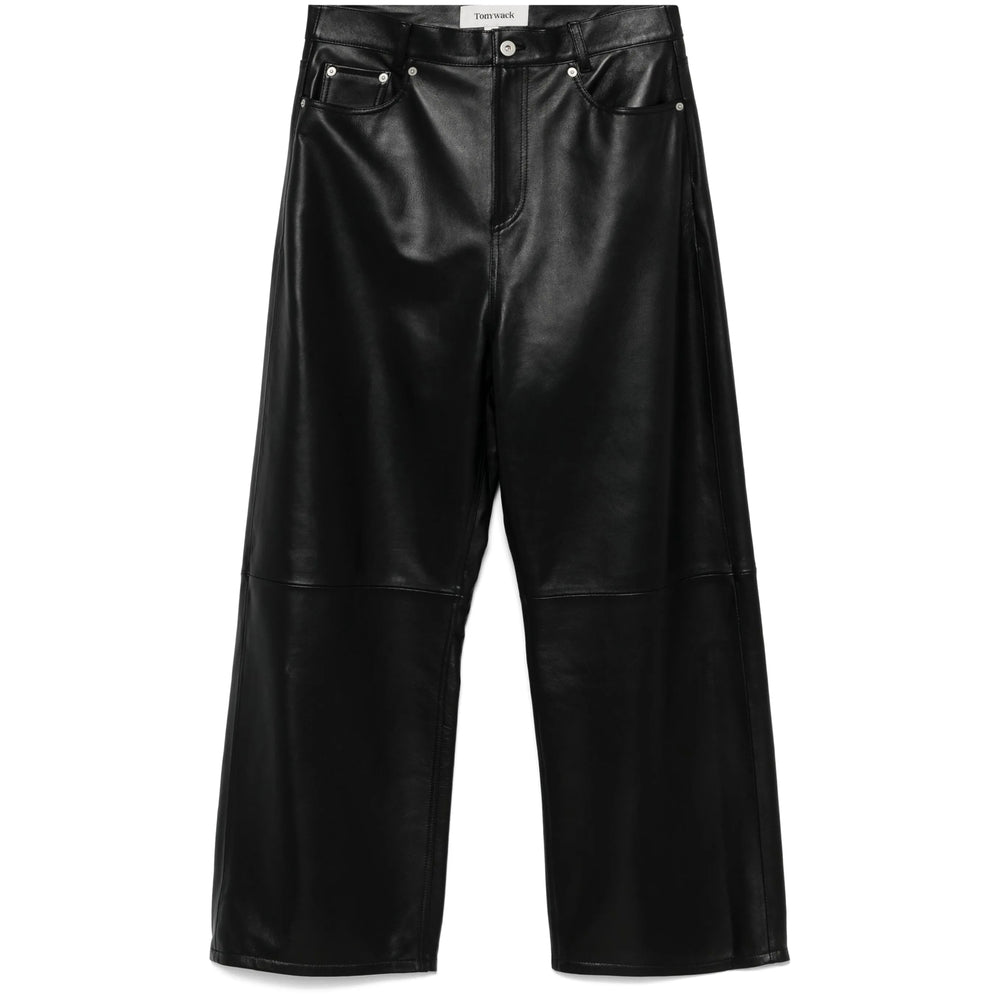 Tonywack Leather Pants - Black | bc16ca2348ba83d53ead2e607b3407419c0d1f82