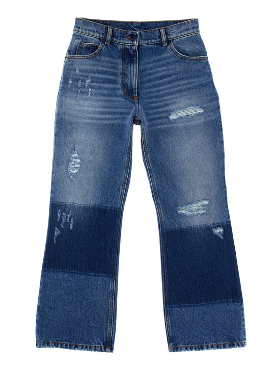 Jeans With Star Inlays 8 Moncler Palm Angels