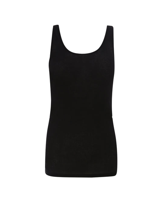 Ribbed Cotton And Modal Tank Top