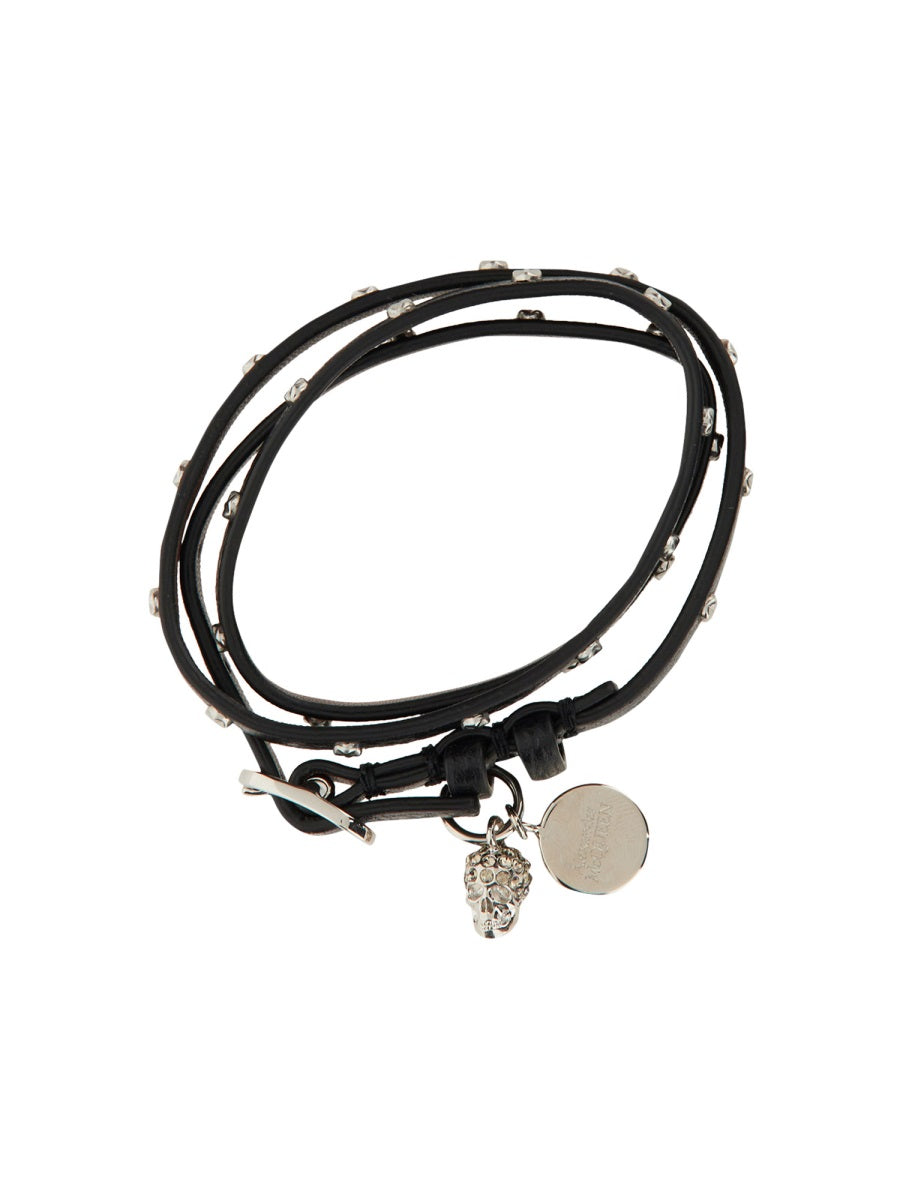 Alexander McQueen Bracelets - Black | Wanan Luxury