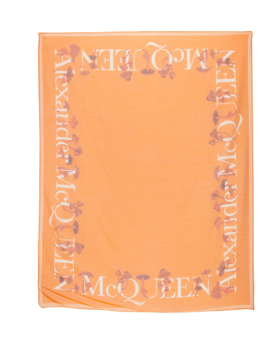 Alexander McQueen Scarves & Gloves - Orange | Wanan Luxury