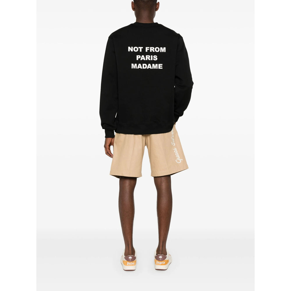 DrôLe De Monsieur Sweatshirts - Black | ca148df208de7e663af872bf59de65d89a6c4f44