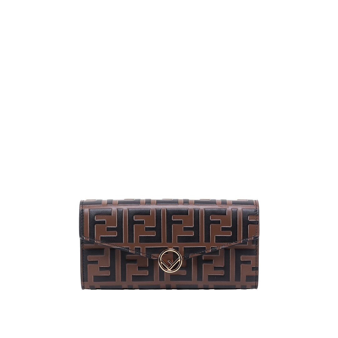 Fendi Wallets - Brown | 077d2c23fdff8cae8b2eda2d00a9c21ed04aedd9