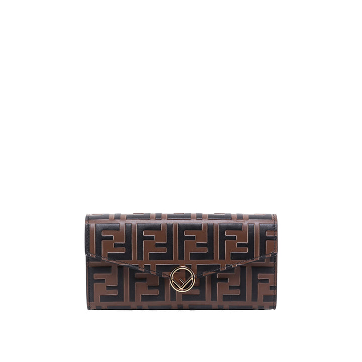 Fendi Wallets - Brown | 077d2c23fdff8cae8b2eda2d00a9c21ed04aedd9