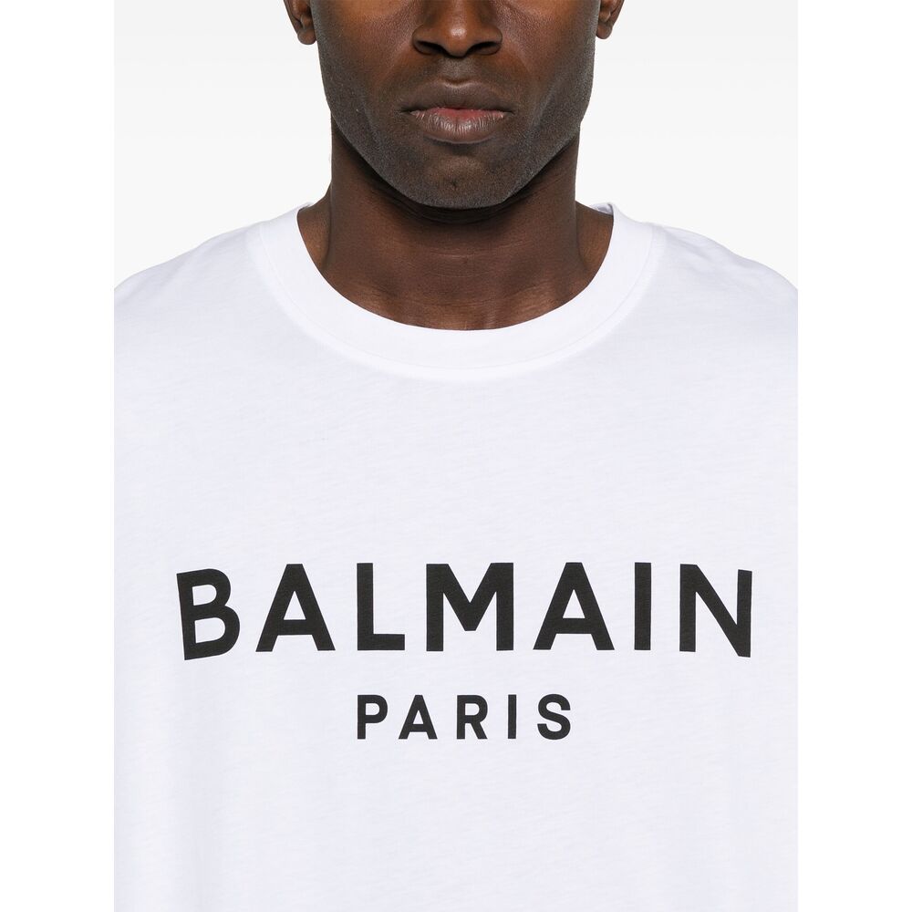 Balmain T Shirts - White | 12e35e35c905b3f27a3383fc2ffaadfbf45be1de