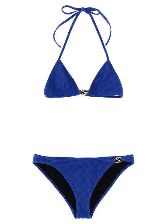 Incrocio Gg Beachwear Blue