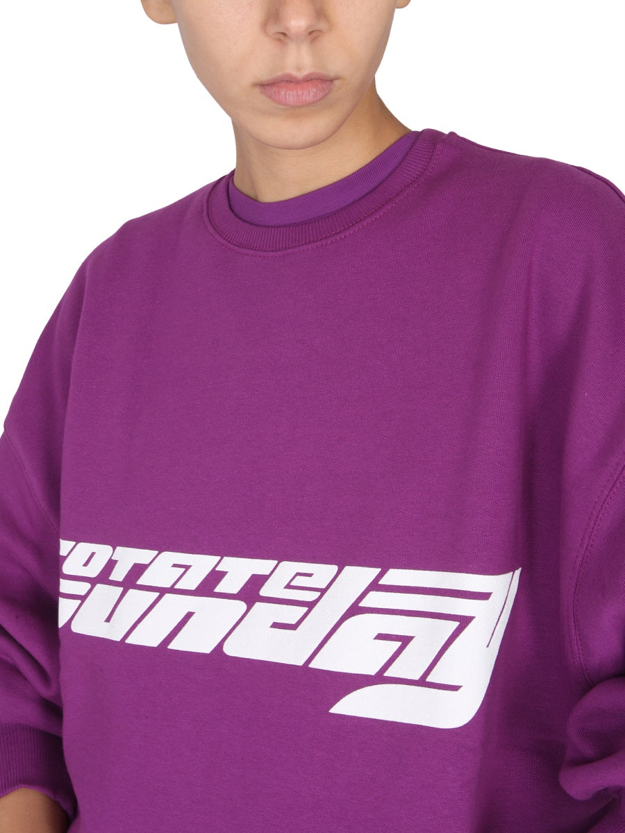 Rotate Birger Christensen Sweatshirts - Purple | Wanan Luxury