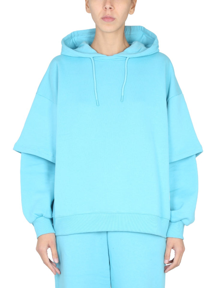 Rotate Birger Christensen Sweatshirts - Light Blue | Wanan Luxury