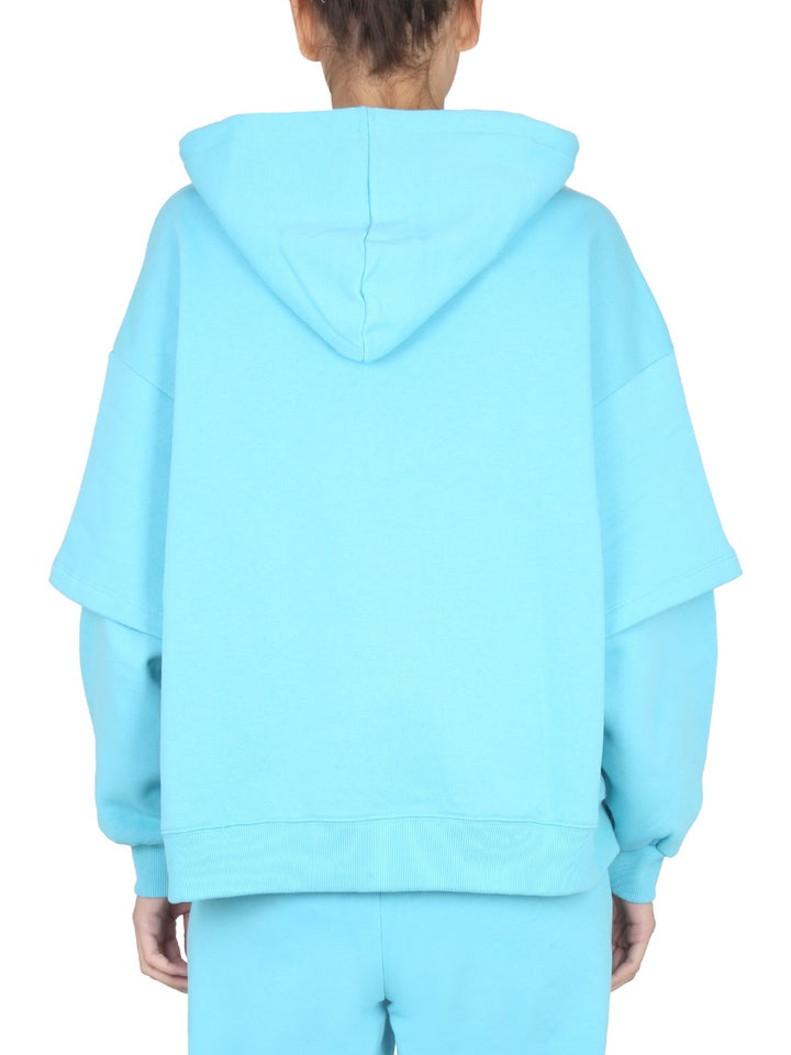 Rotate Birger Christensen Sweatshirts - Light Blue | Wanan Luxury