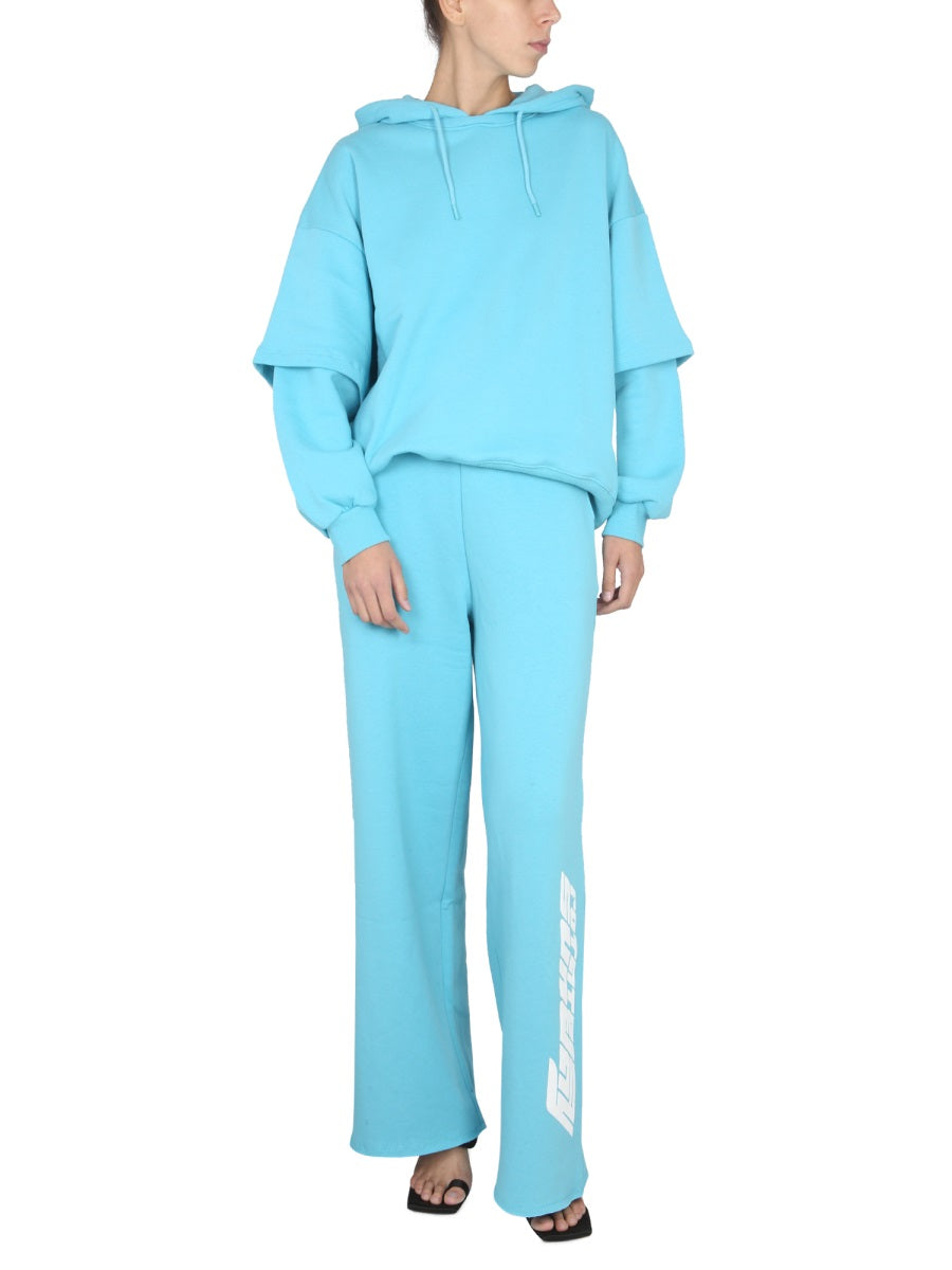 Rotate Birger Christensen Sweatshirts - Light Blue | Wanan Luxury
