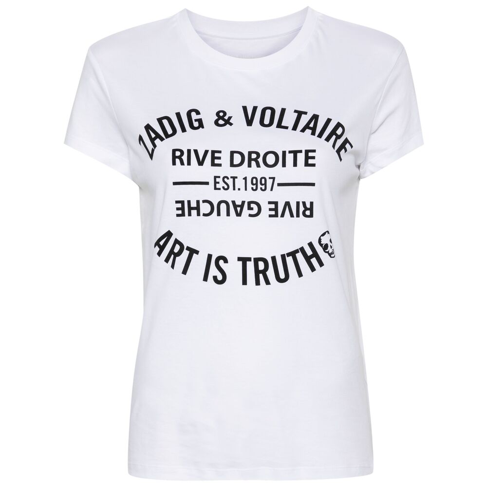 Zadig & Voltaire T Shirts - White | 1c172f138420efb265277f3c1f08aec83f5a02bb