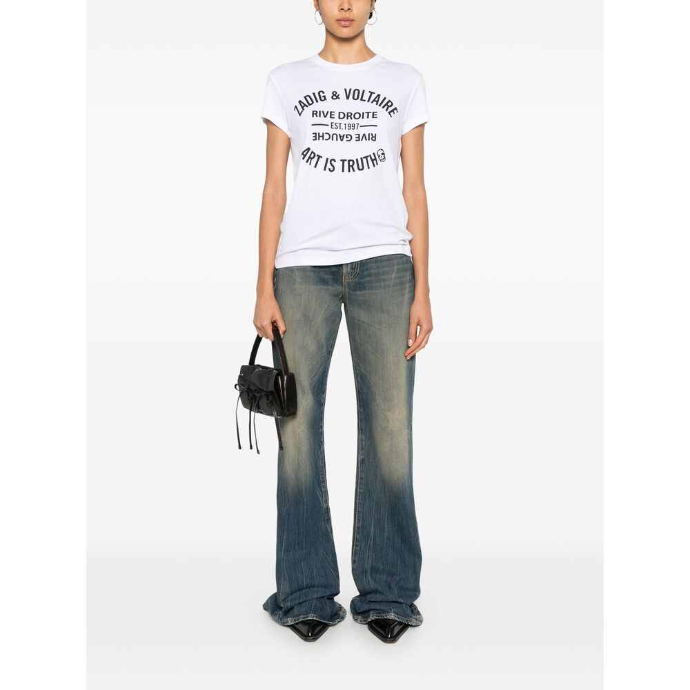 Zadig & Voltaire T Shirts - White | 34514d30686b73a09ac6a690635cdc0b30d04072