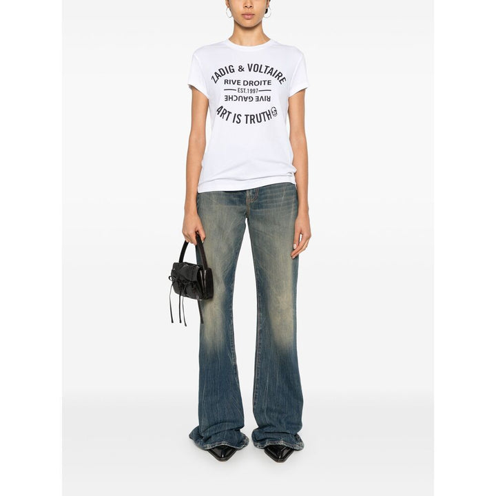 Zadig & Voltaire T Shirts - White | 34514d30686b73a09ac6a690635cdc0b30d04072