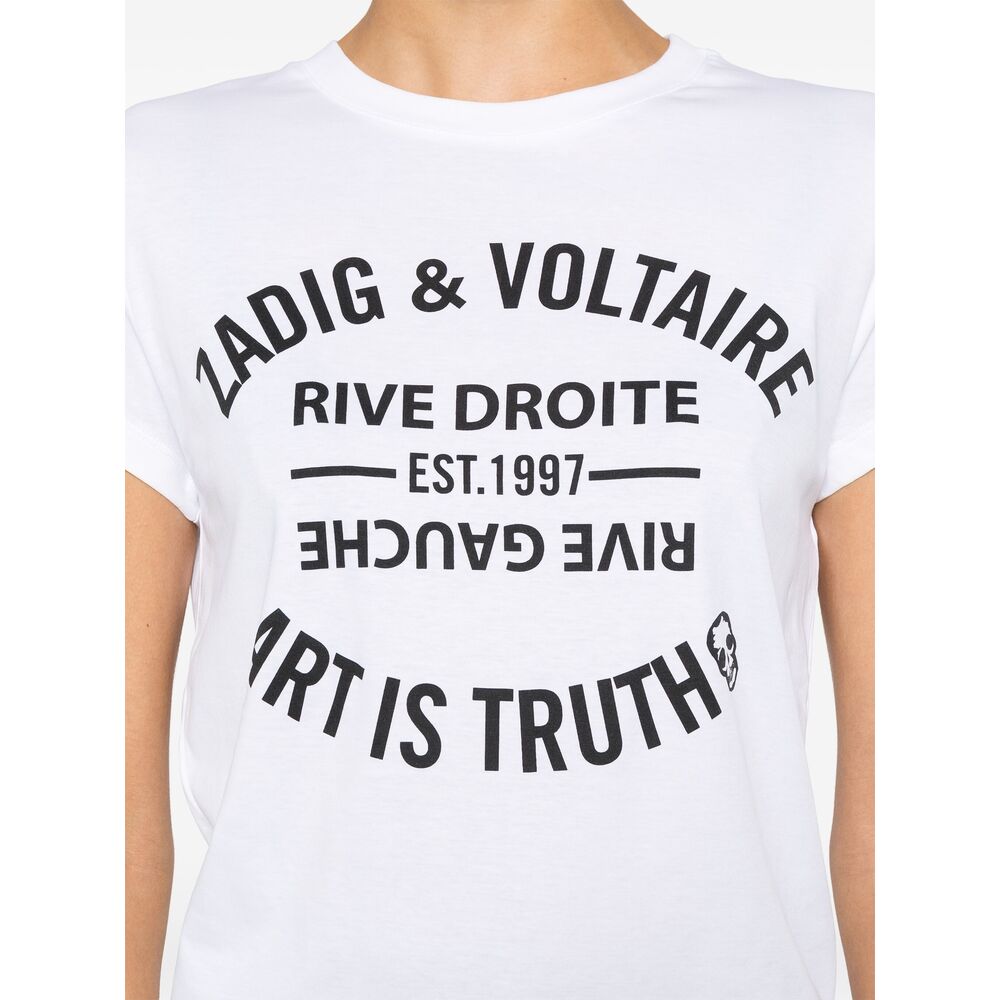 Zadig & Voltaire T Shirts - White | 25d76688c1f3f6e71452498e670a17bb3f6971ff