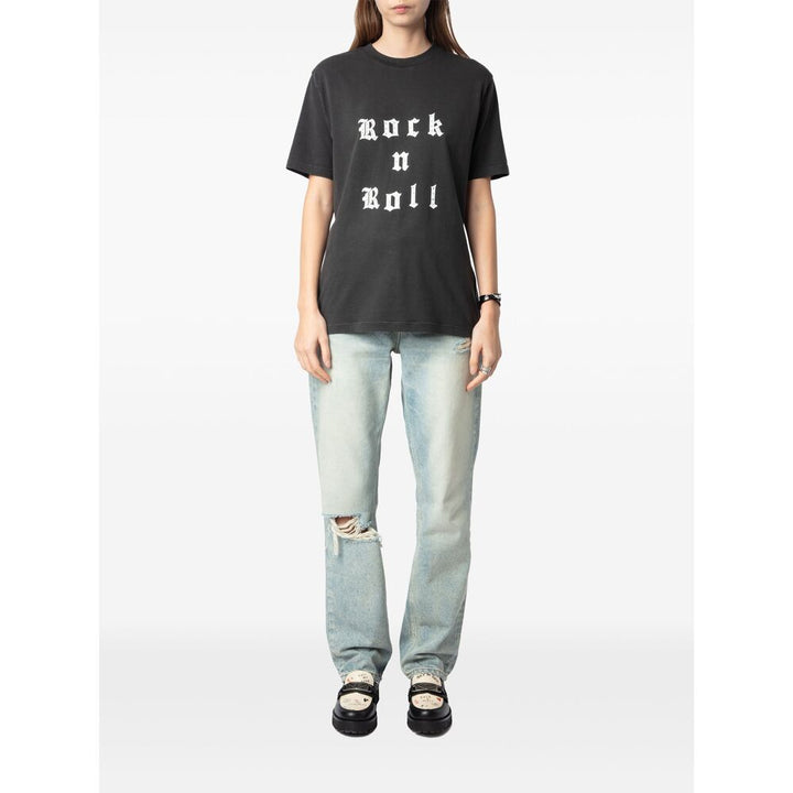 Zadig & Voltaire T Shirts - Gray | 79f36ae4b1b1c64435136fdd0c497b0475ee2a12
