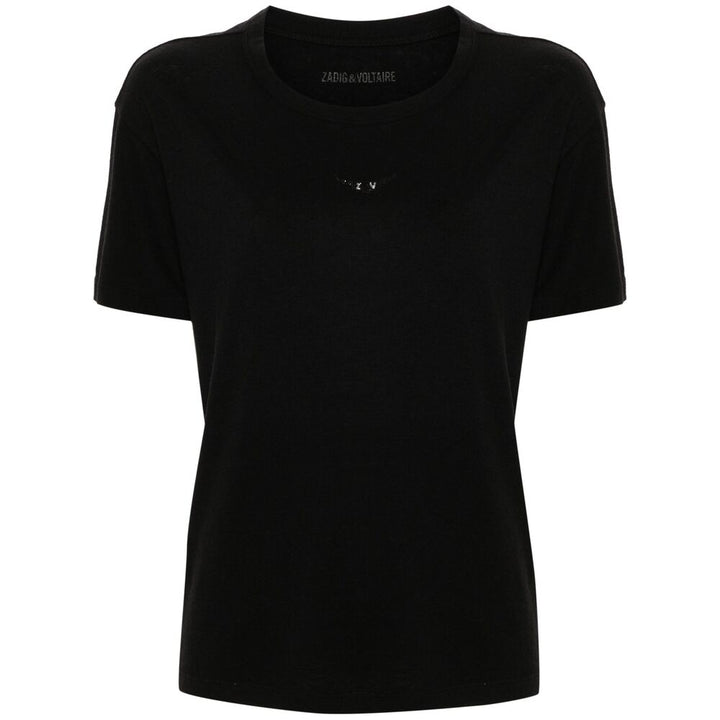 Zadig & Voltaire T Shirts - Black | bb03e92b71c3cd098df5bff94f1fb46ea1cff9ae
