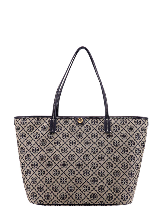 Canvas Shoulder Bag With All-Over Monogram