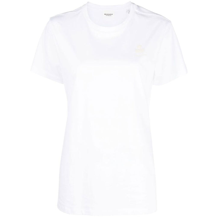 Marant ÉToile T Shirts - White | 24cdd07f1aa6cfedbcb29f86ffffe4a2f876d19f