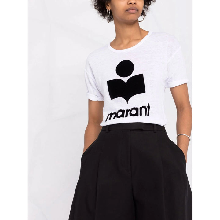Marant ÉToile T Shirts - White | cb5dad75aea4c69a49bdb7873d859e0d64f94960