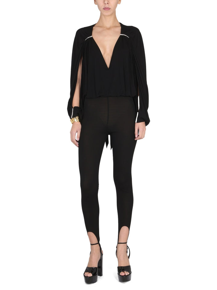 Saint Laurent Jumpsuits - Black | Wanan Luxury