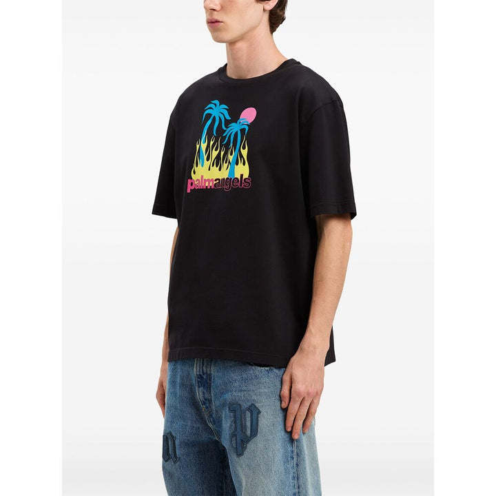 Palm Angels T Shirts - Black | 3ba5a9679e1022834c70d47745b3d84e0cef40d4