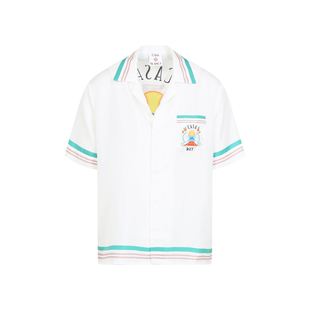 Casablanca Shirts - White | ec099c6aa00a8983b586132e3a39058a42cd9368