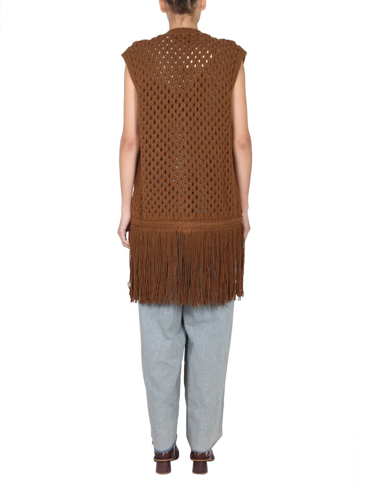 Alysi Gilet - Brown | Wanan Luxury