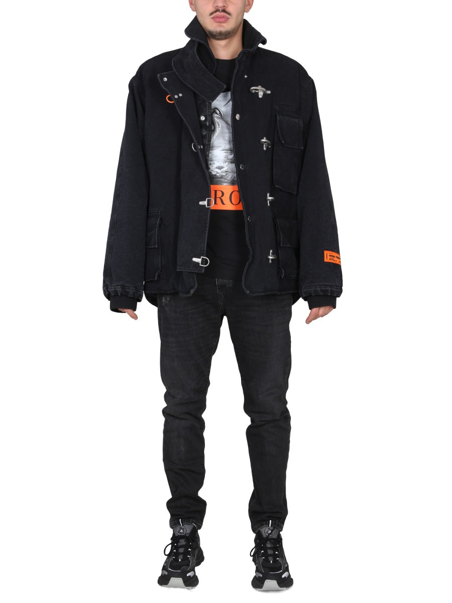 Heron Preston Jackets - Black | Wanan Luxury
