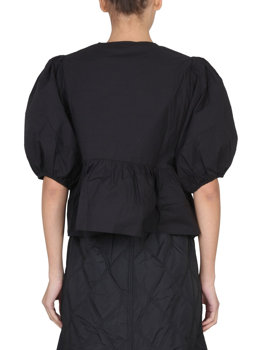 Ganni Tops - Black | Wanan Luxury