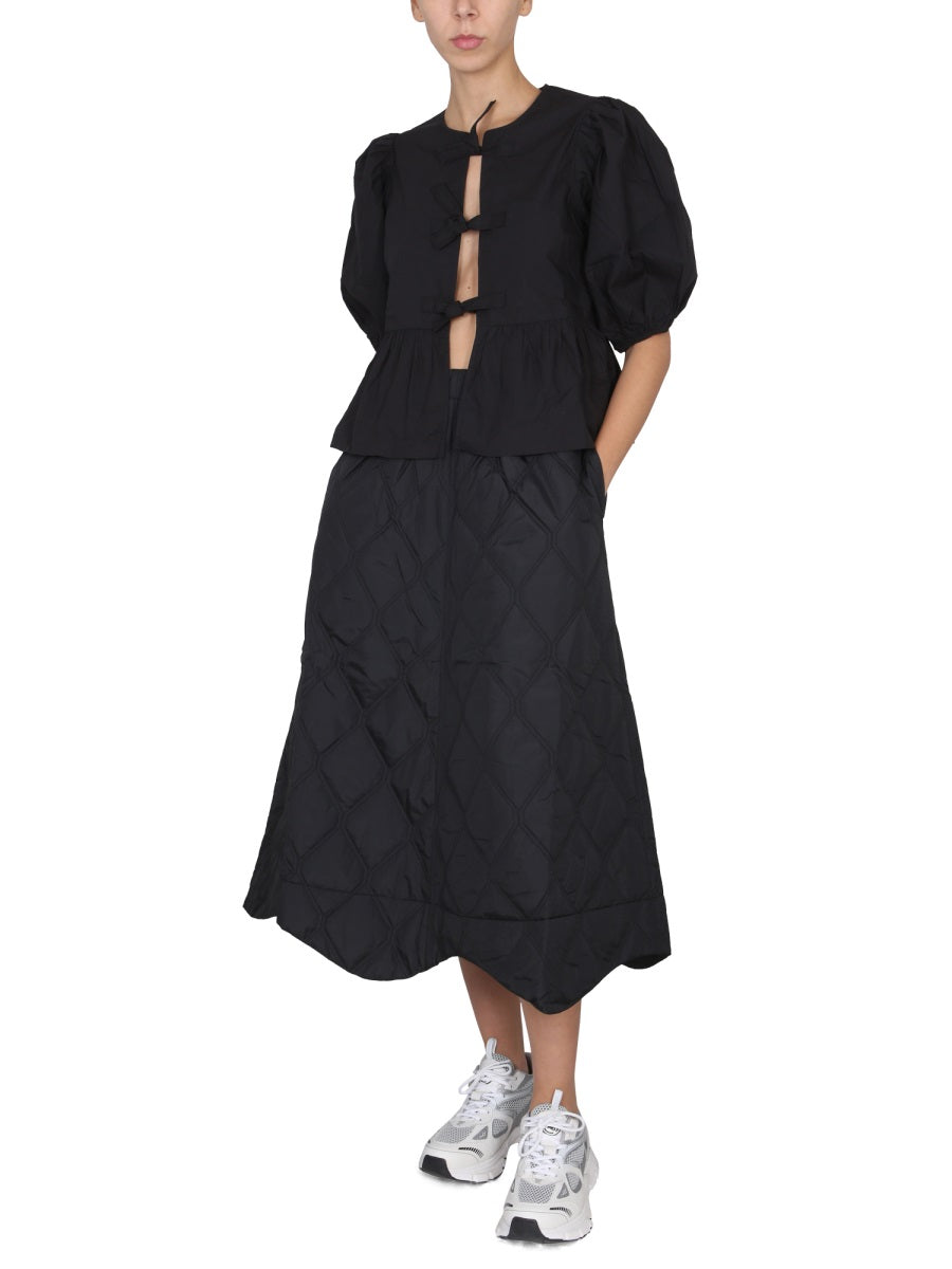 Ganni Tops - Black | Wanan Luxury