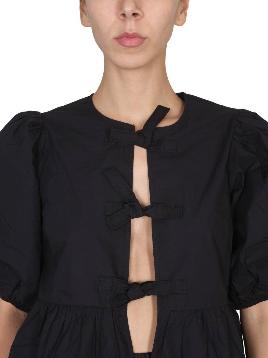 Ganni Tops - Black | Wanan Luxury