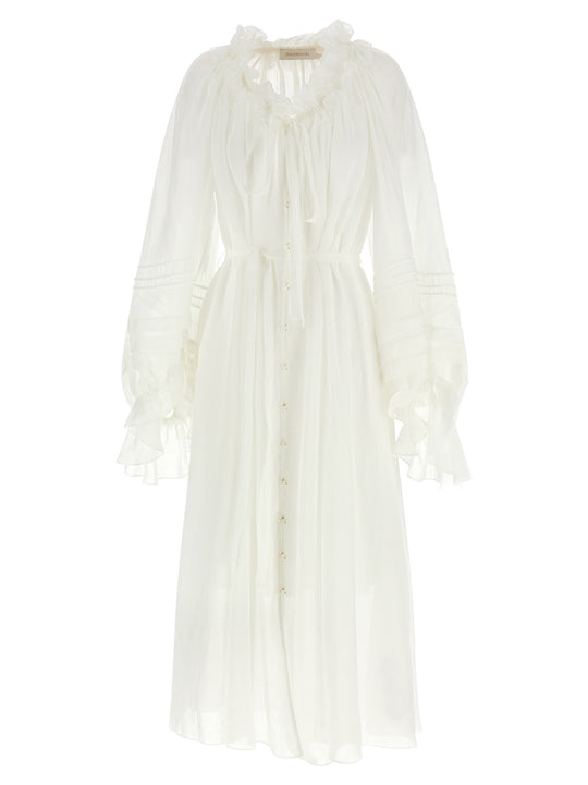Billow Rebellion Dresses White