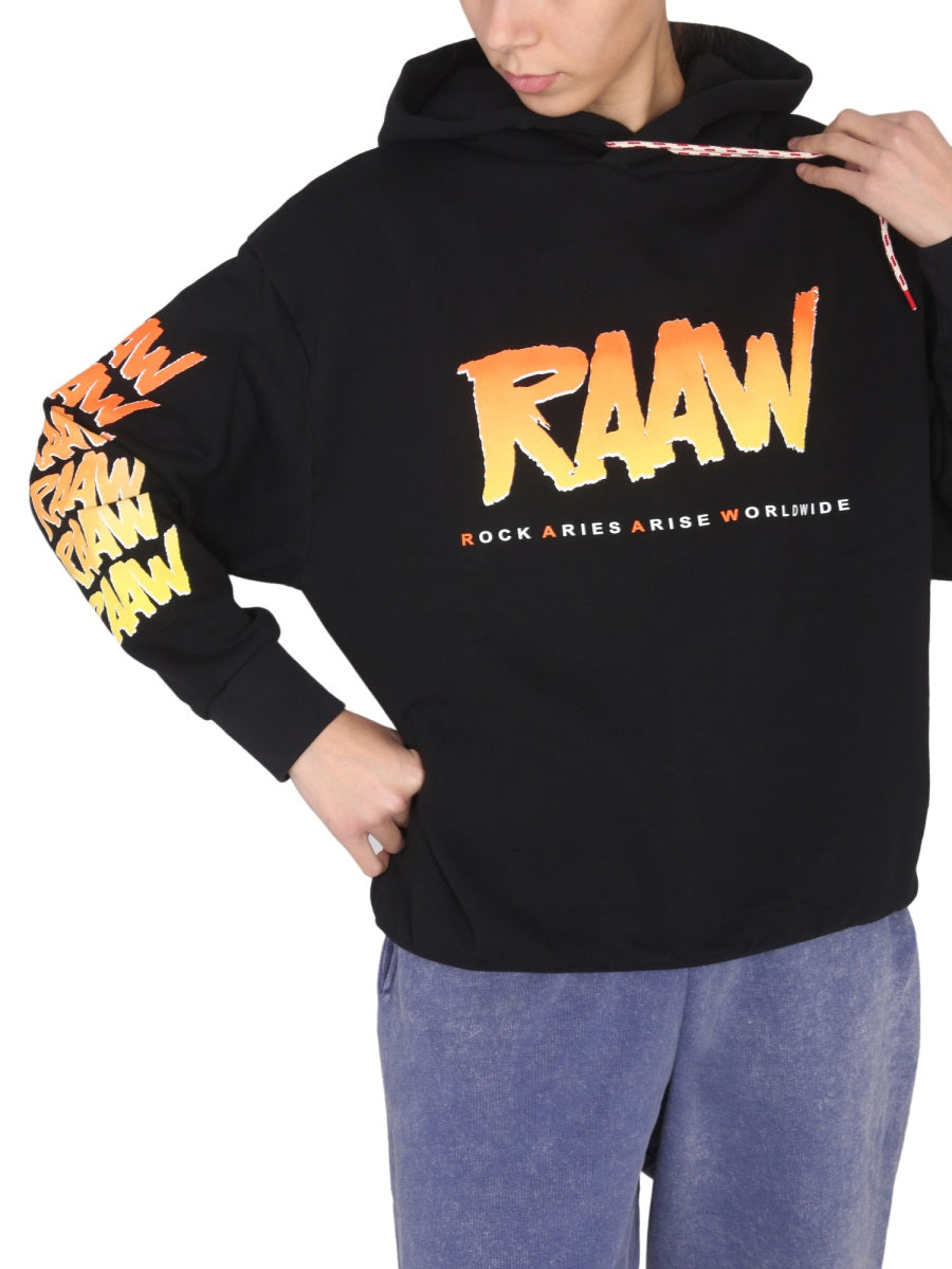 Aries Sweatshirts - Black | Wanan Luxury