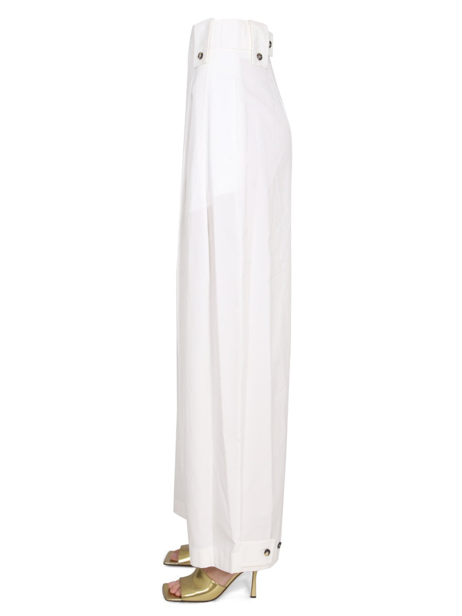Bottega Veneta Pants - Ivory | 9e0e46b806248f2ed694c7f9cfe83d51188dc505