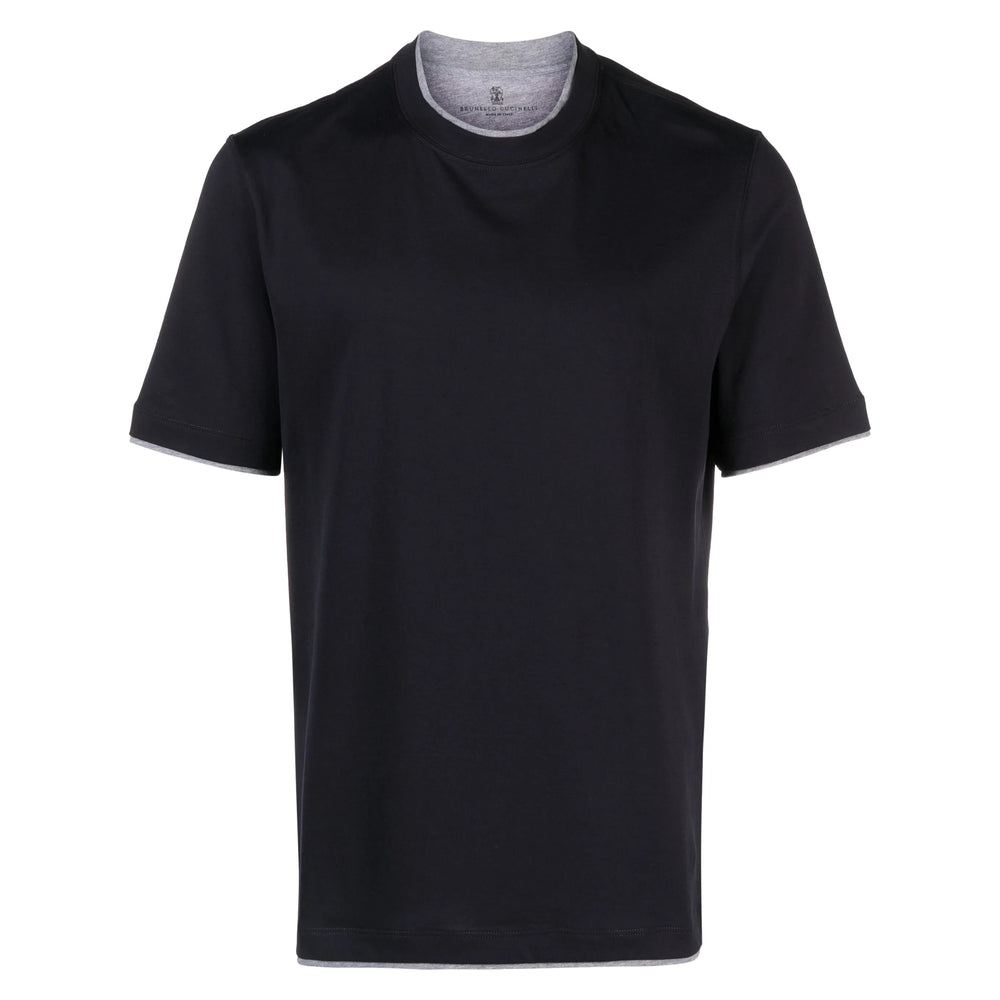 Brunello Cucinelli T Shirts - Blue | 951fe4a59194acd9827985a31365286def956e33