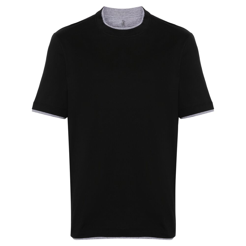 Brunello Cucinelli T Shirts - Black | 762561b646737e3fe295a3942c31397a6909740d