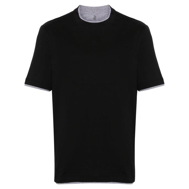 Brunello Cucinelli T Shirts - Black | 762561b646737e3fe295a3942c31397a6909740d