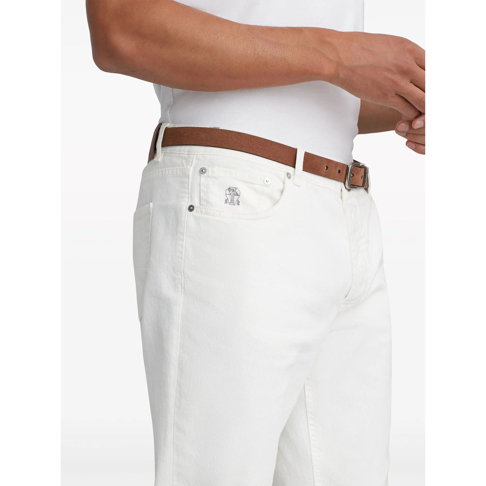 Brunello Cucinelli Denim - White | 13dc3dd4ef6c3c5d4a0226174ba840d9d10dcb80