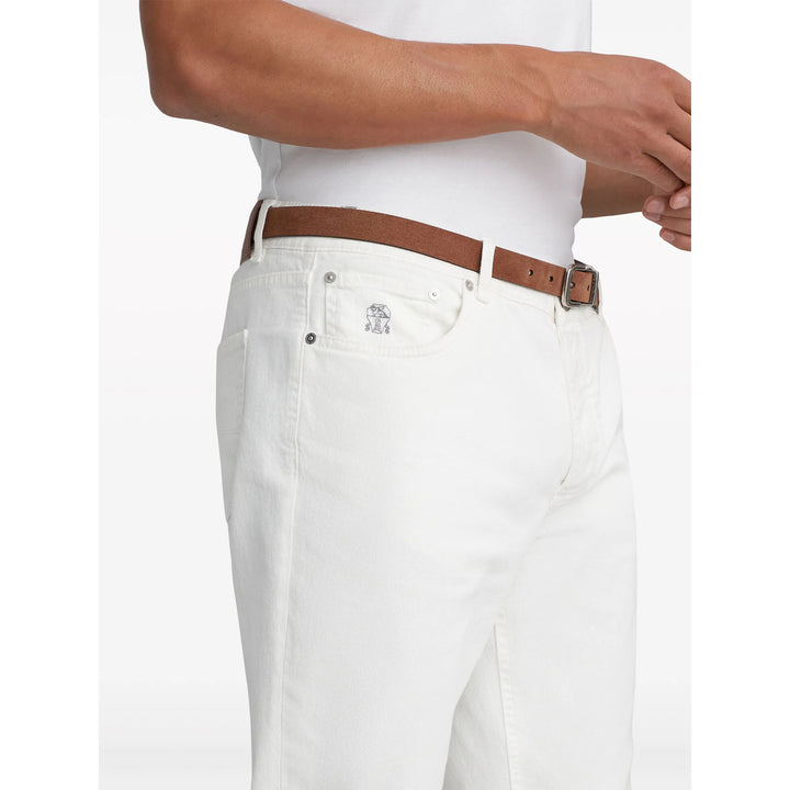 Brunello Cucinelli Denim - White | 13dc3dd4ef6c3c5d4a0226174ba840d9d10dcb80