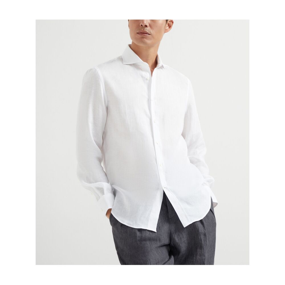Brunello Cucinelli Shirts - White | f7c5a8f06323bbe16621c2aa371c521e12f615a8