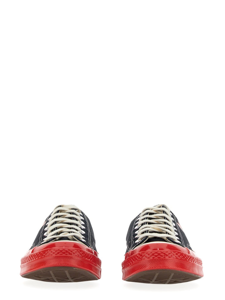 Comme Des Garçon Play x Converse Sneakers - Black | Wanan Luxury