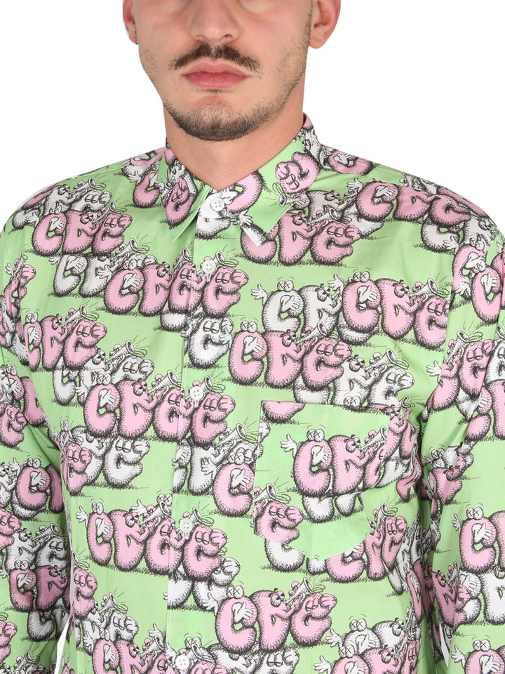 Comme Des GarçOn Shirt Shirts - Multicolour | f49c069af52655dde9c74fd3746aa1202e0b45f9